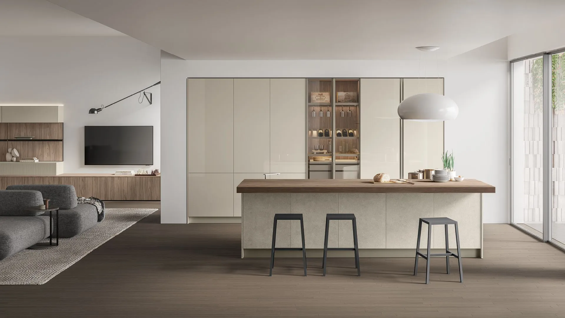 With Aliant by Stosa, high modularity and high-quality materials