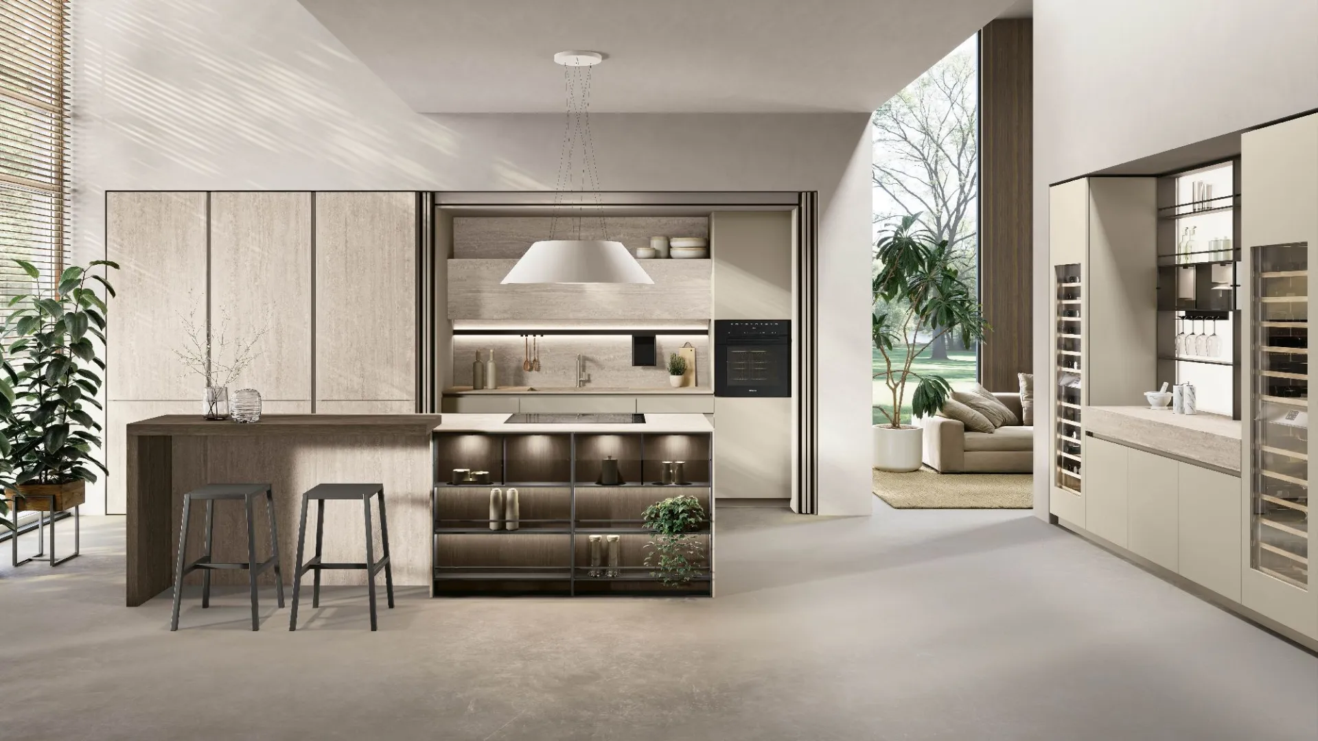 With Aliant by Stosa, high modularity and high-quality materials