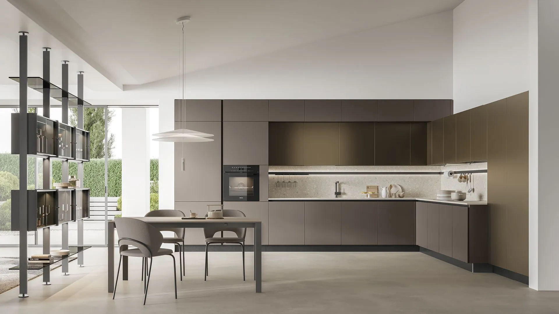 With Aliant by Stosa, high modularity and high-quality materials