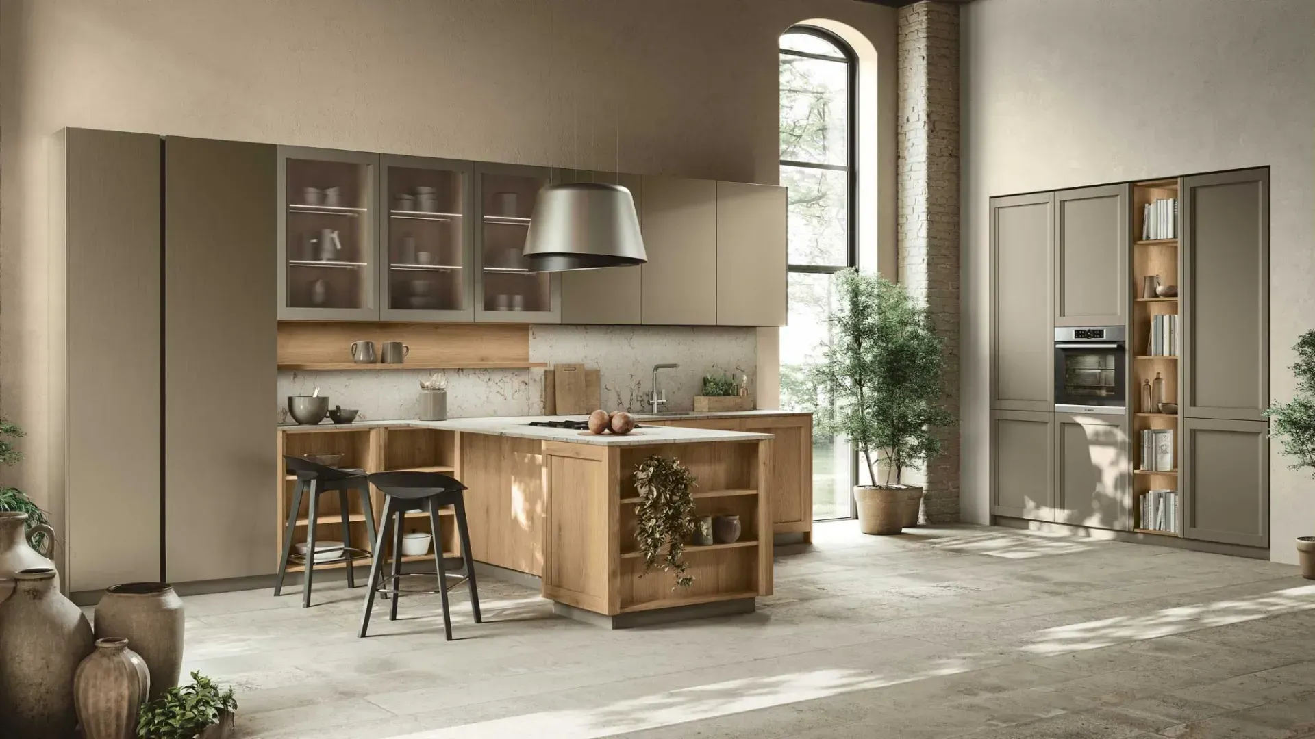 Palio, the kitchen designed to be functional, transversal and at the same time iconic